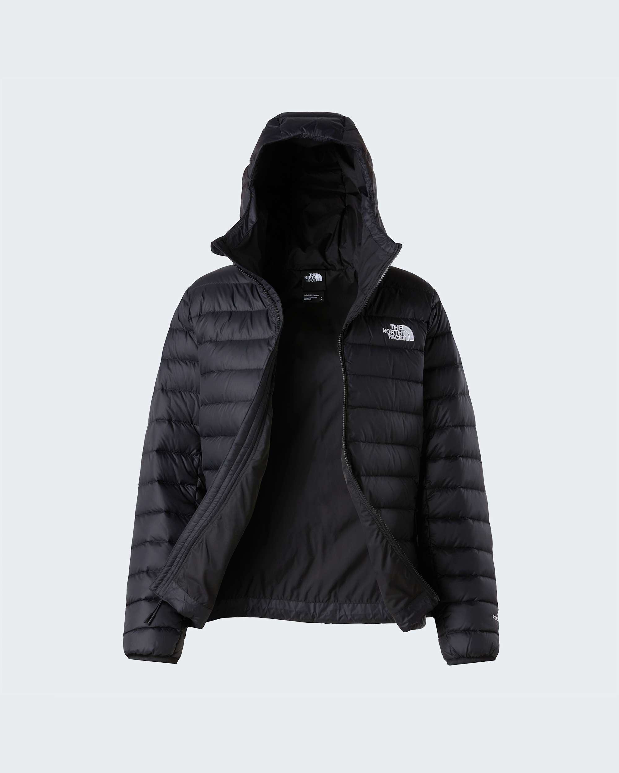 Womens Classic Down Hooded Jacket TNF ALT17