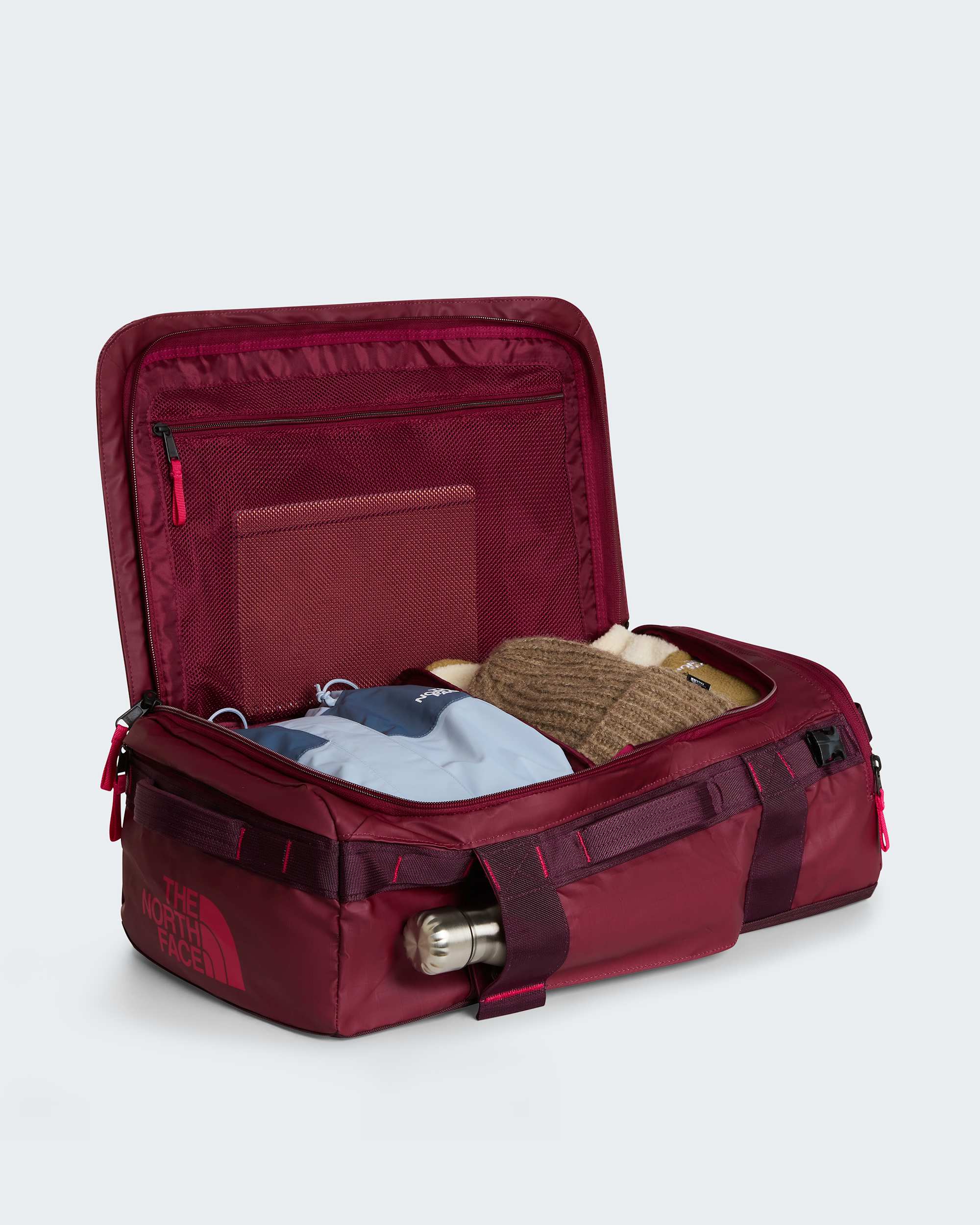 Base Camp Voyager DuffelTasche 32 Liter TNF Burgundy CrushDeep BurgundyLali Guran ALT4