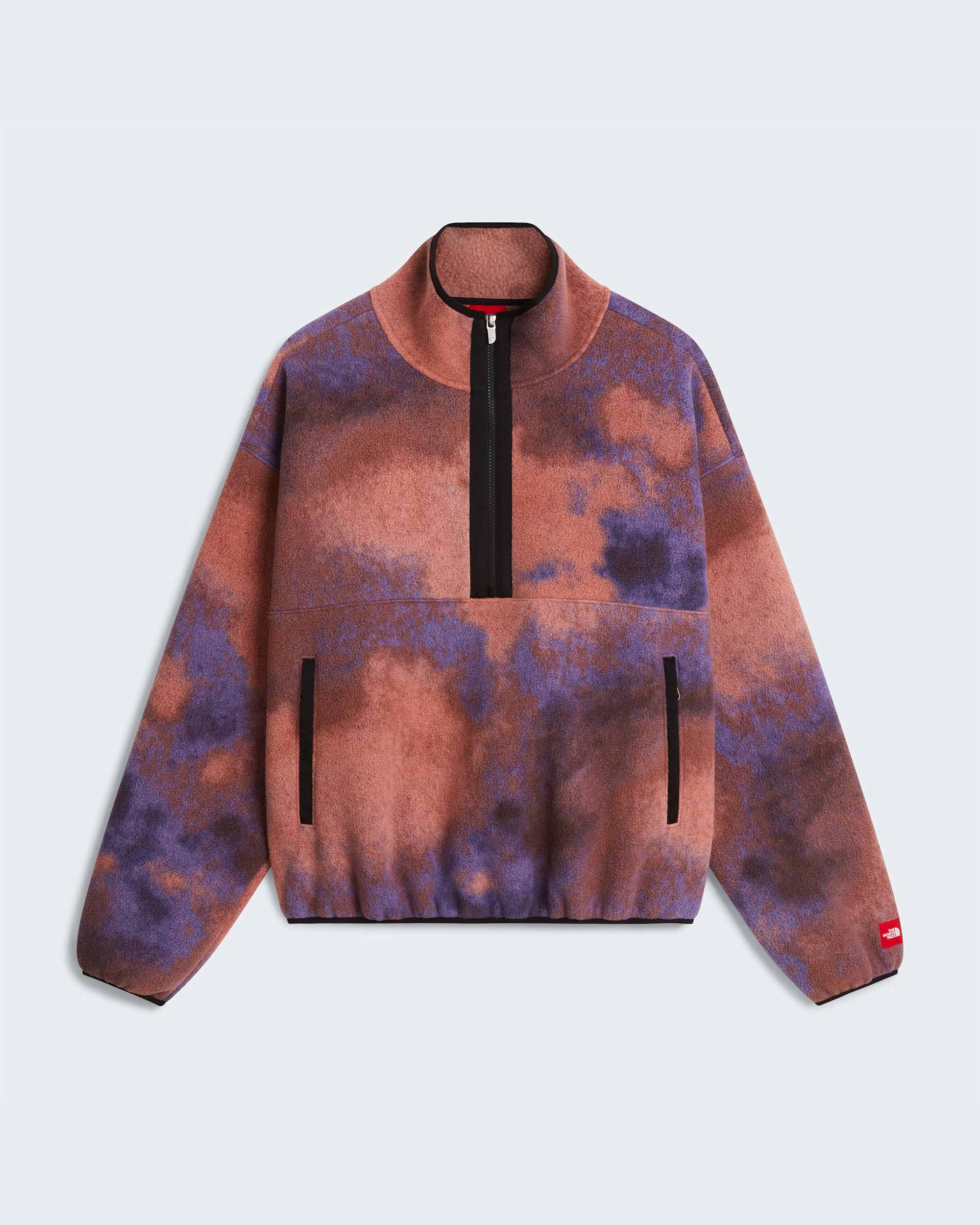 Pile con mezza cerniera TNF Red Box Printed unisex﻿ TNF HERO
