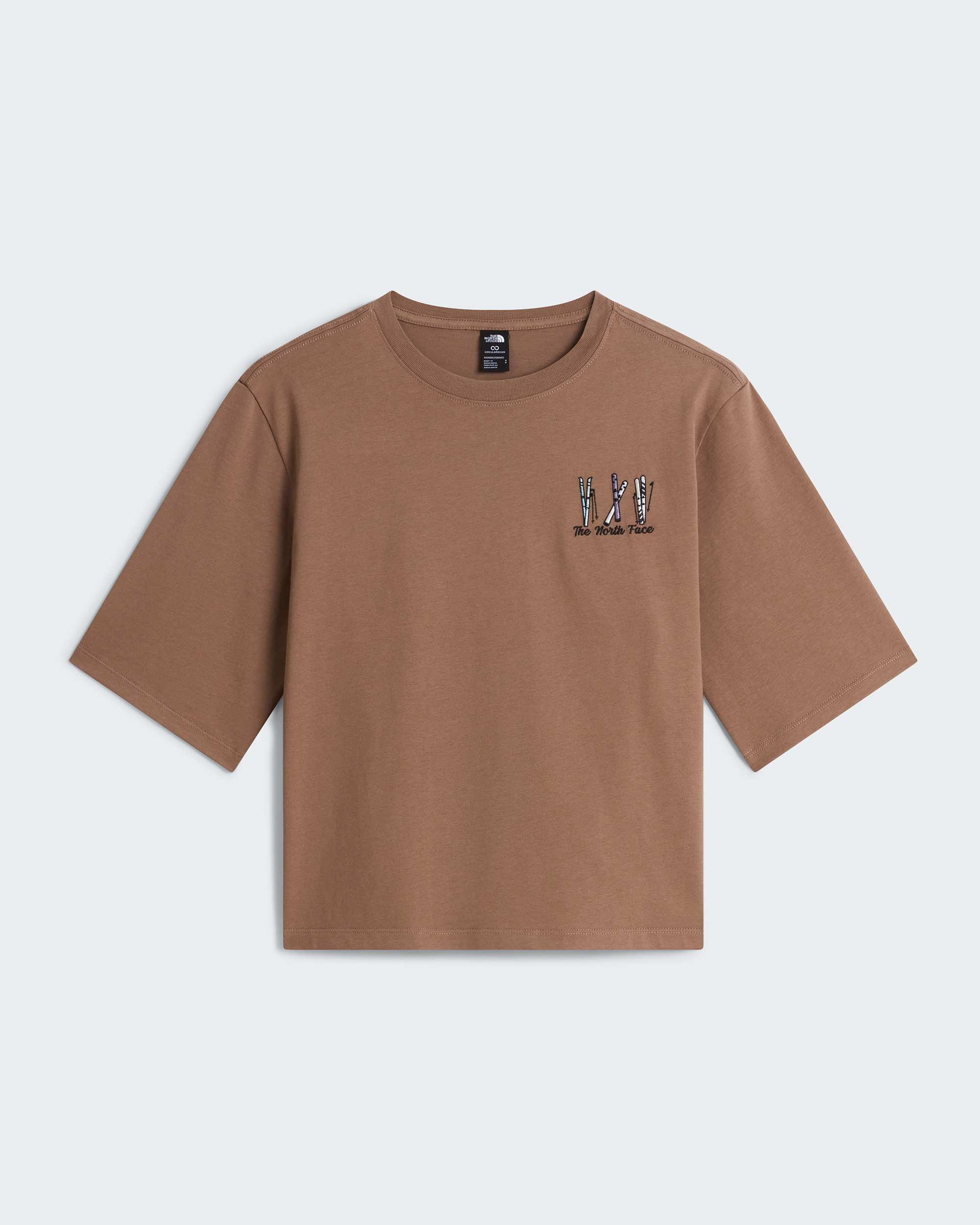 Tshirt Ski Embroidery Boxy con grafica da donna TNF ALT30