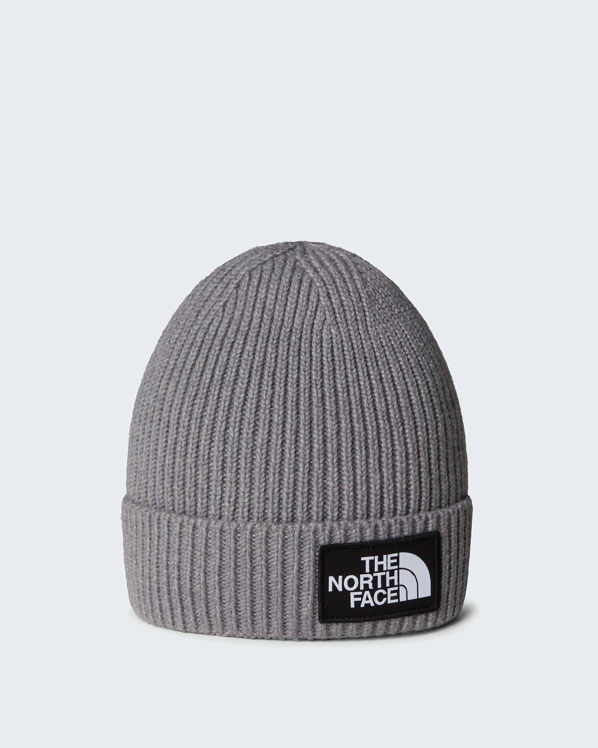 Bonnet  revers et logo carr TNF pour enfant TNF TNF Medium Grey Heather HERO