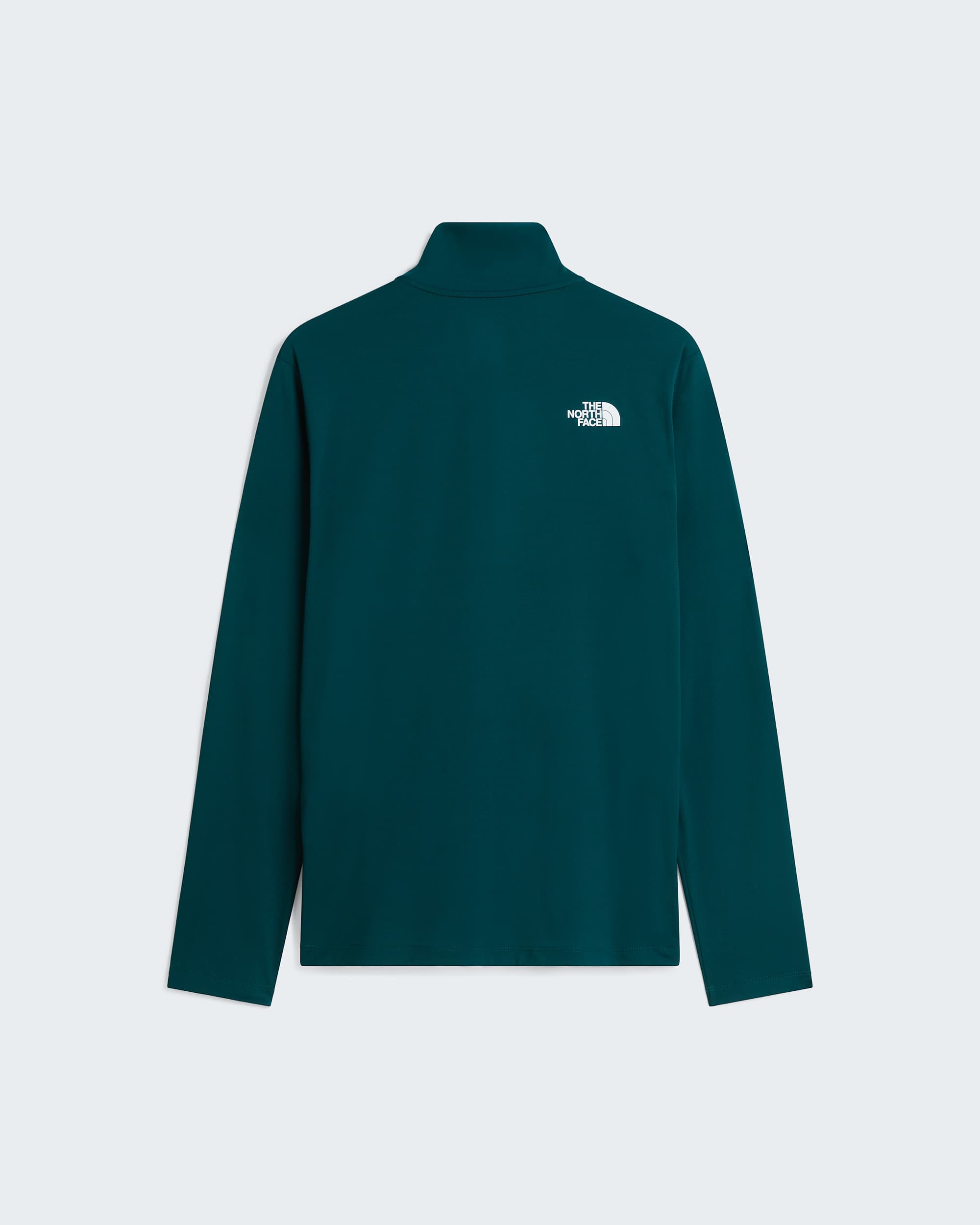Mens 247 14 Zip LongSleeve TShirt TNF Pacific Teal ALT31