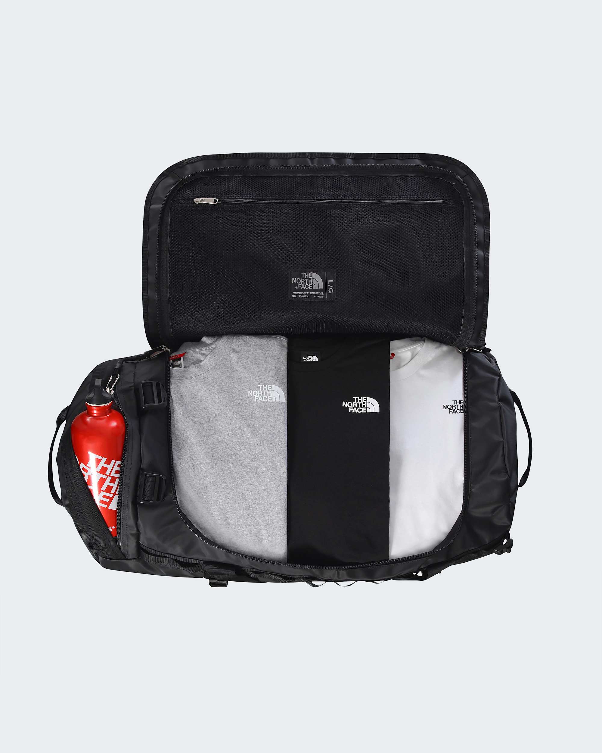 Base Camp DuffelTasche 95L  L TNF TNF BlackTNF WhiteNPF ALT2