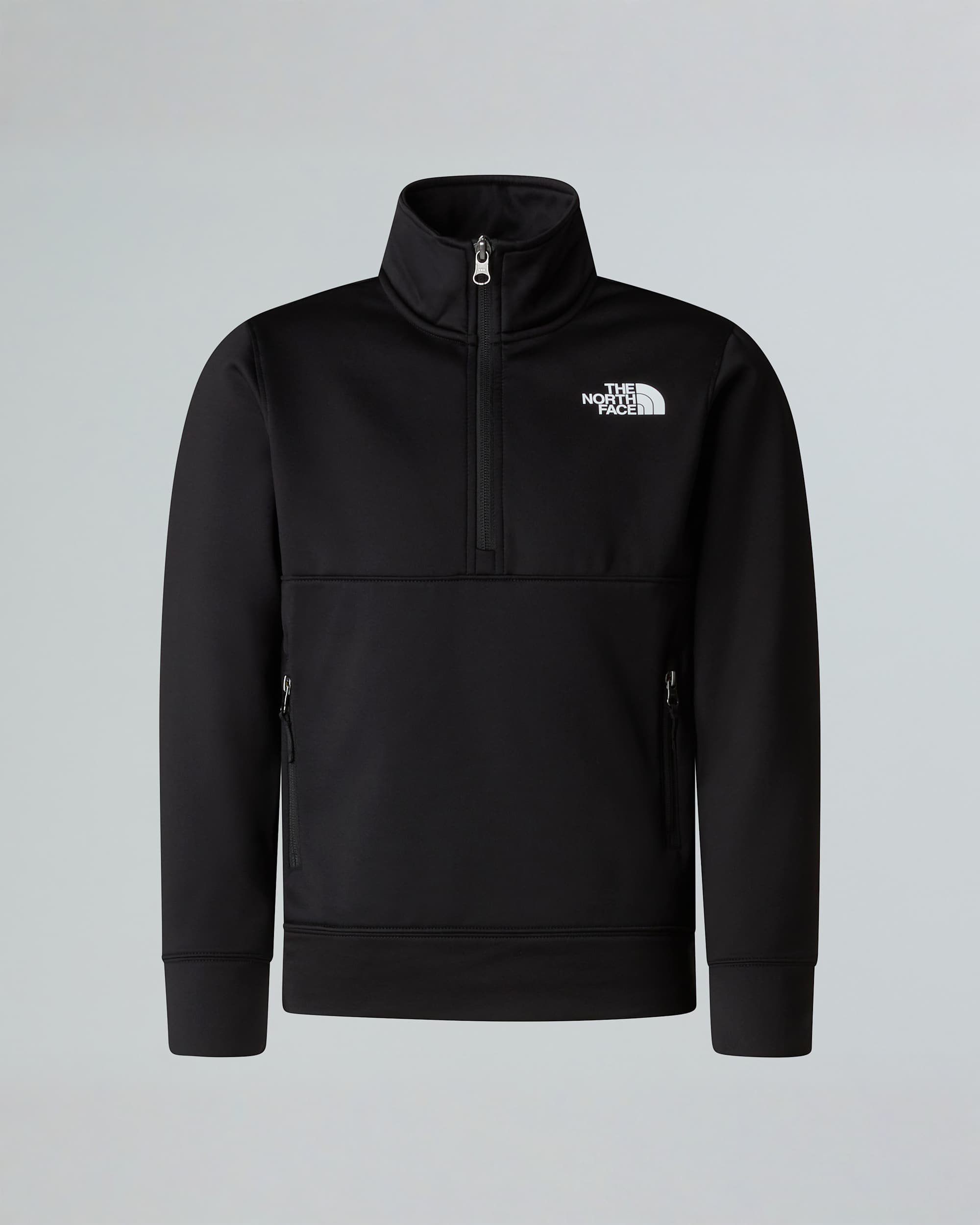 Sweatshirt met kwartrits voor tieners TNF HERO