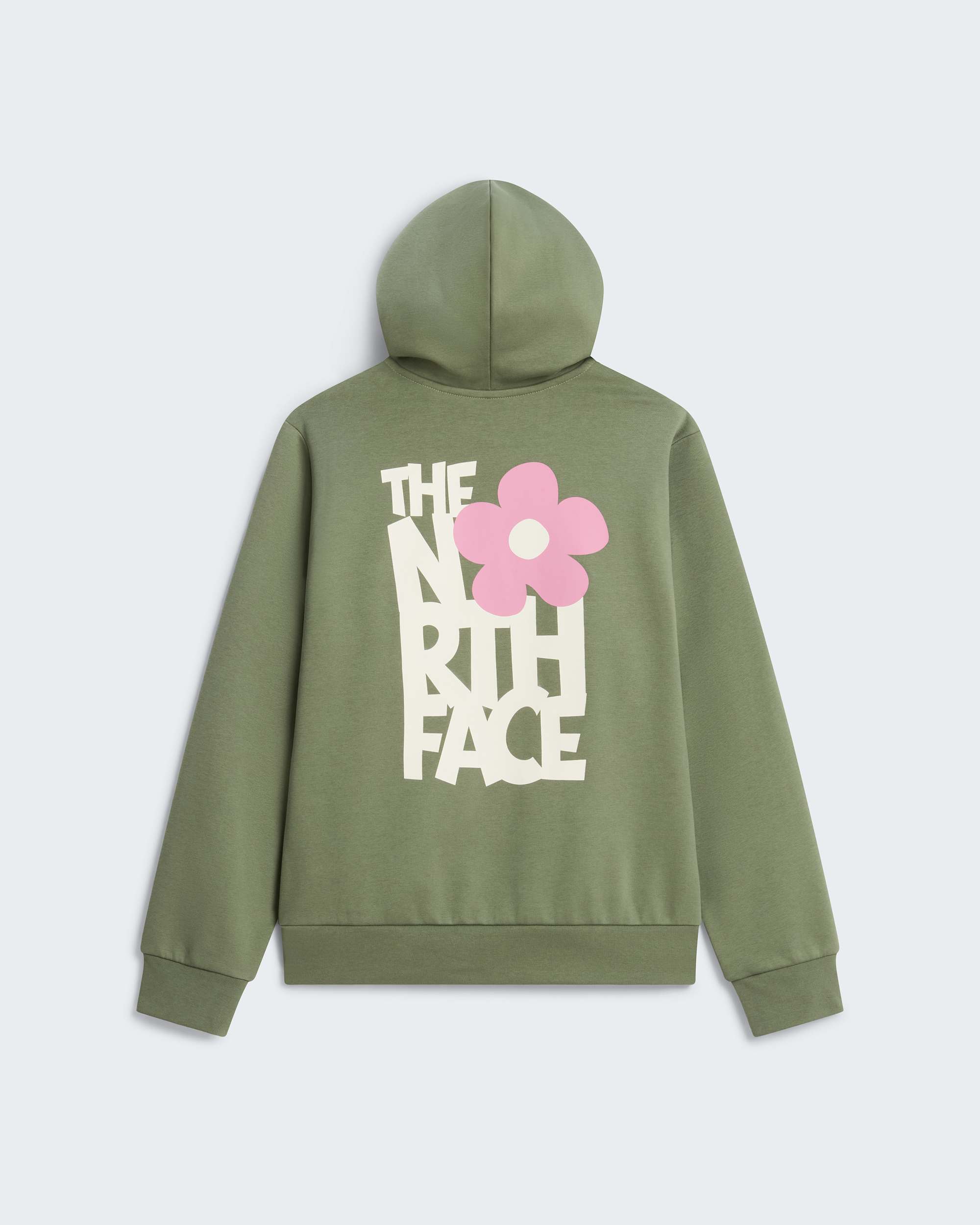 Damen Flower Logo Regular Hoodie TNF alt1