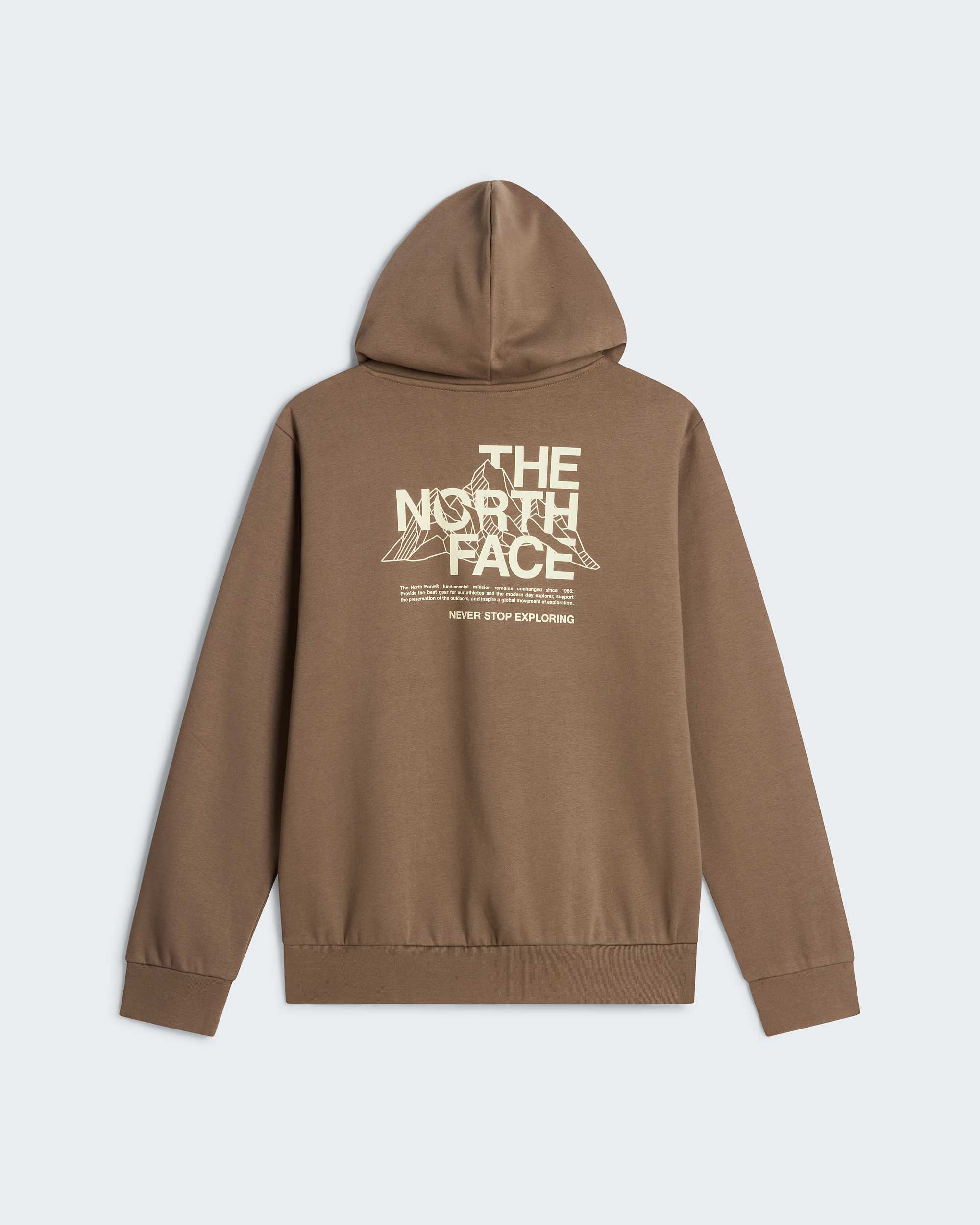 Felpa con cappuccio Mountain Sketch Regular da uomo TNF alt1