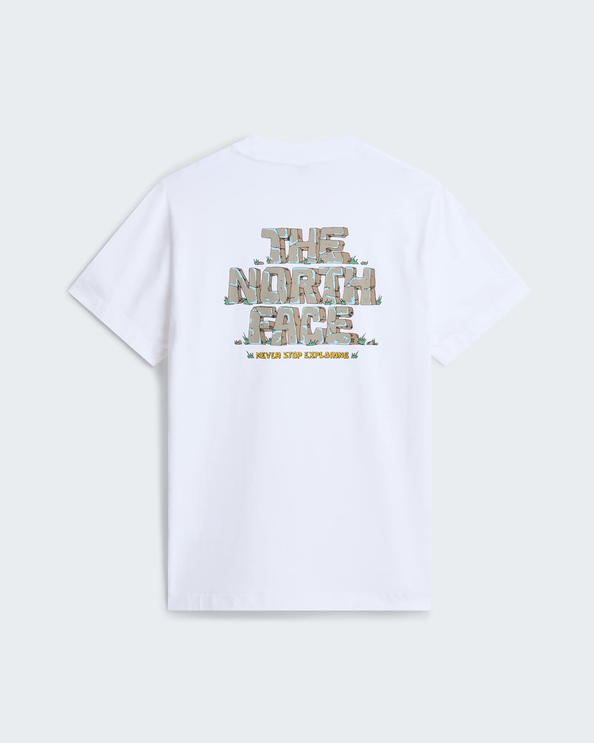 Stone Logo Relaxed Graphic TShirt Uniseks TNF HERO