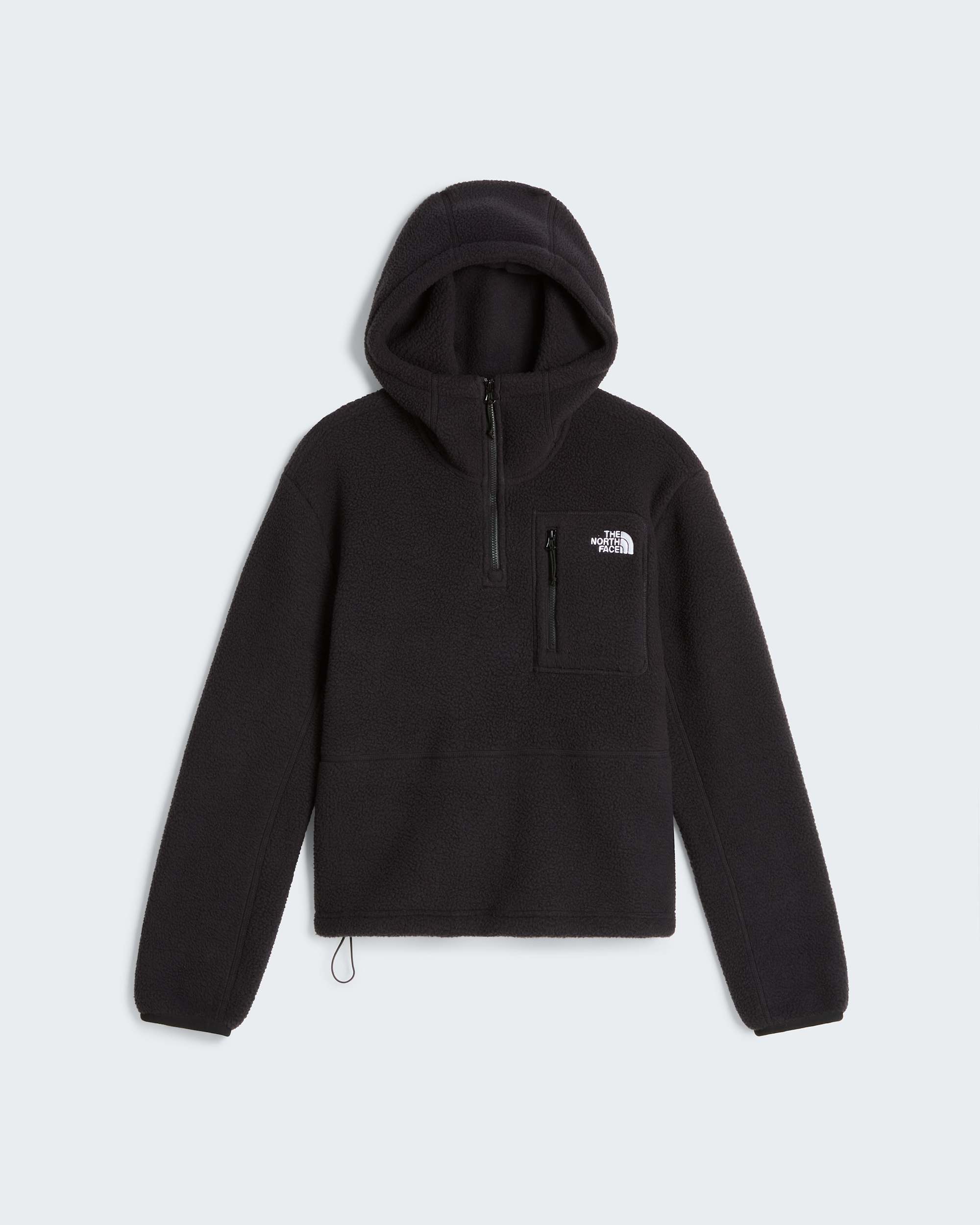 Giacca in pile Yumiori Novelty con cerniera a 14 e cappuccio da donna TNF alt30