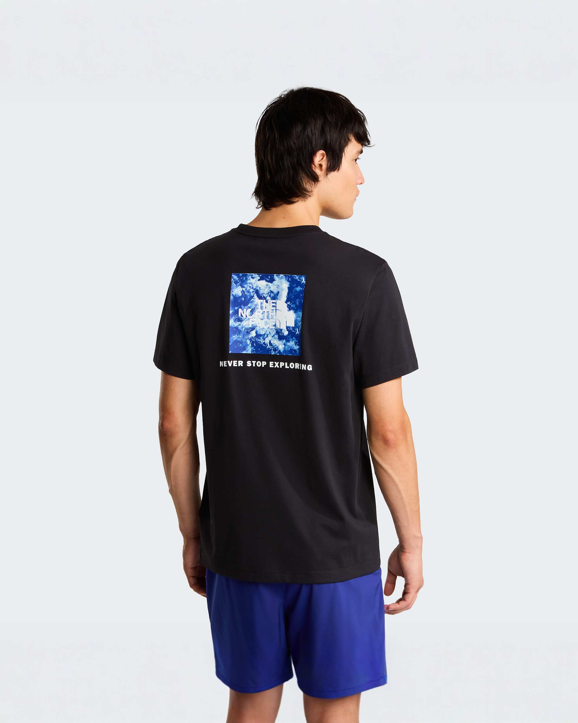 Mens Granitic Rock Box NSE Regular TShirt TNF HERO
