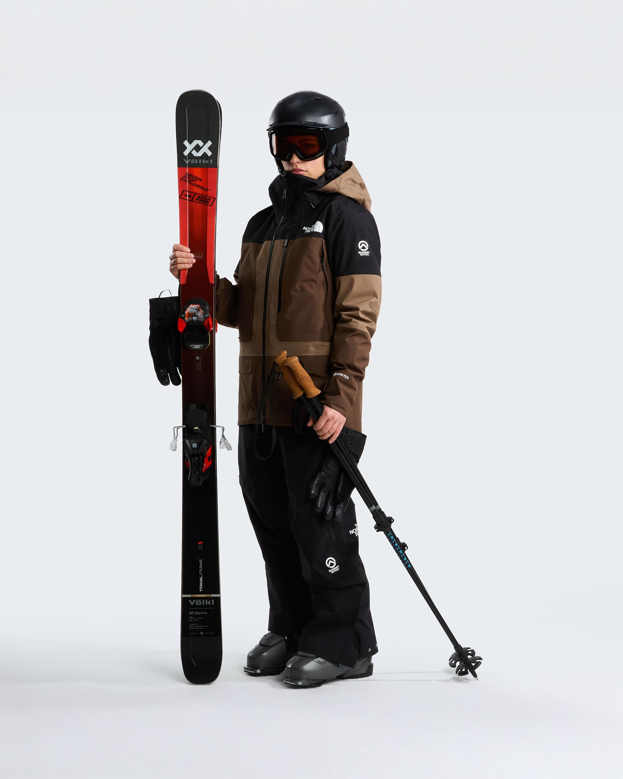 Peto GORETEX Summit Verbier para mujer TNF alt4