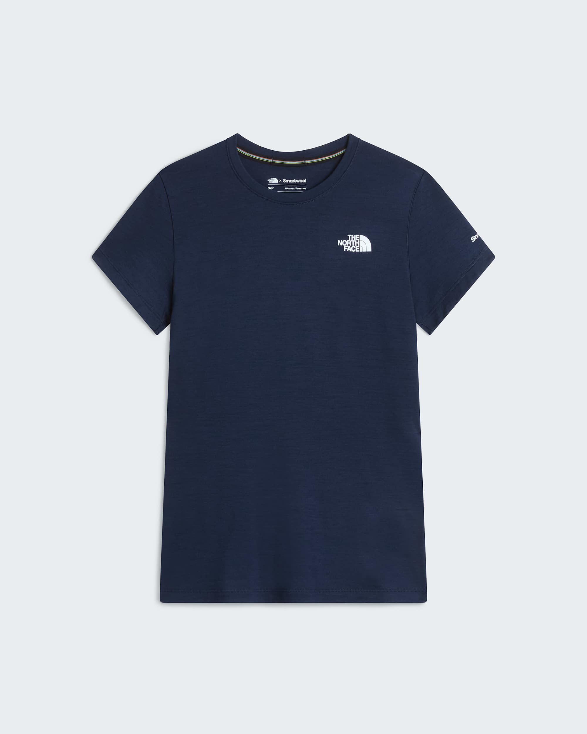 Tshirt numa mistura de l Merino TNF x Smartwool 150 para mulher TNF alt30