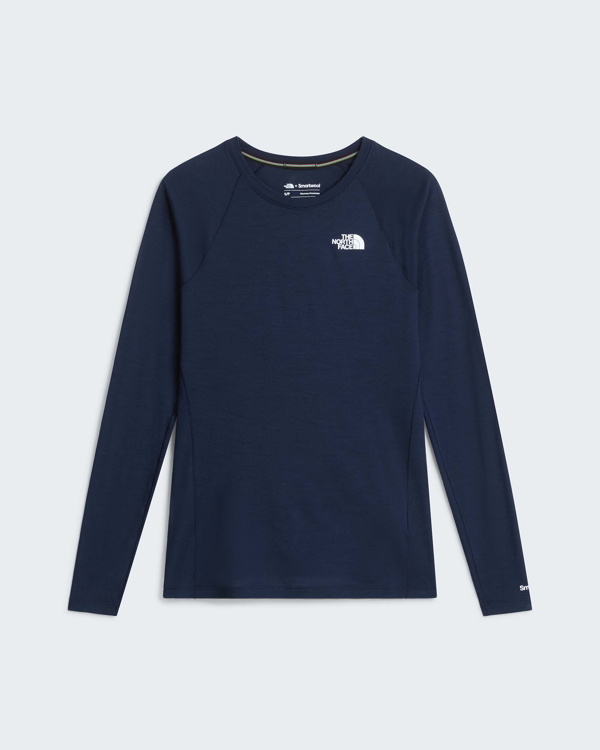 Top de manga comprida em l Merino TNF x Smartwool para mulher TNF alt30