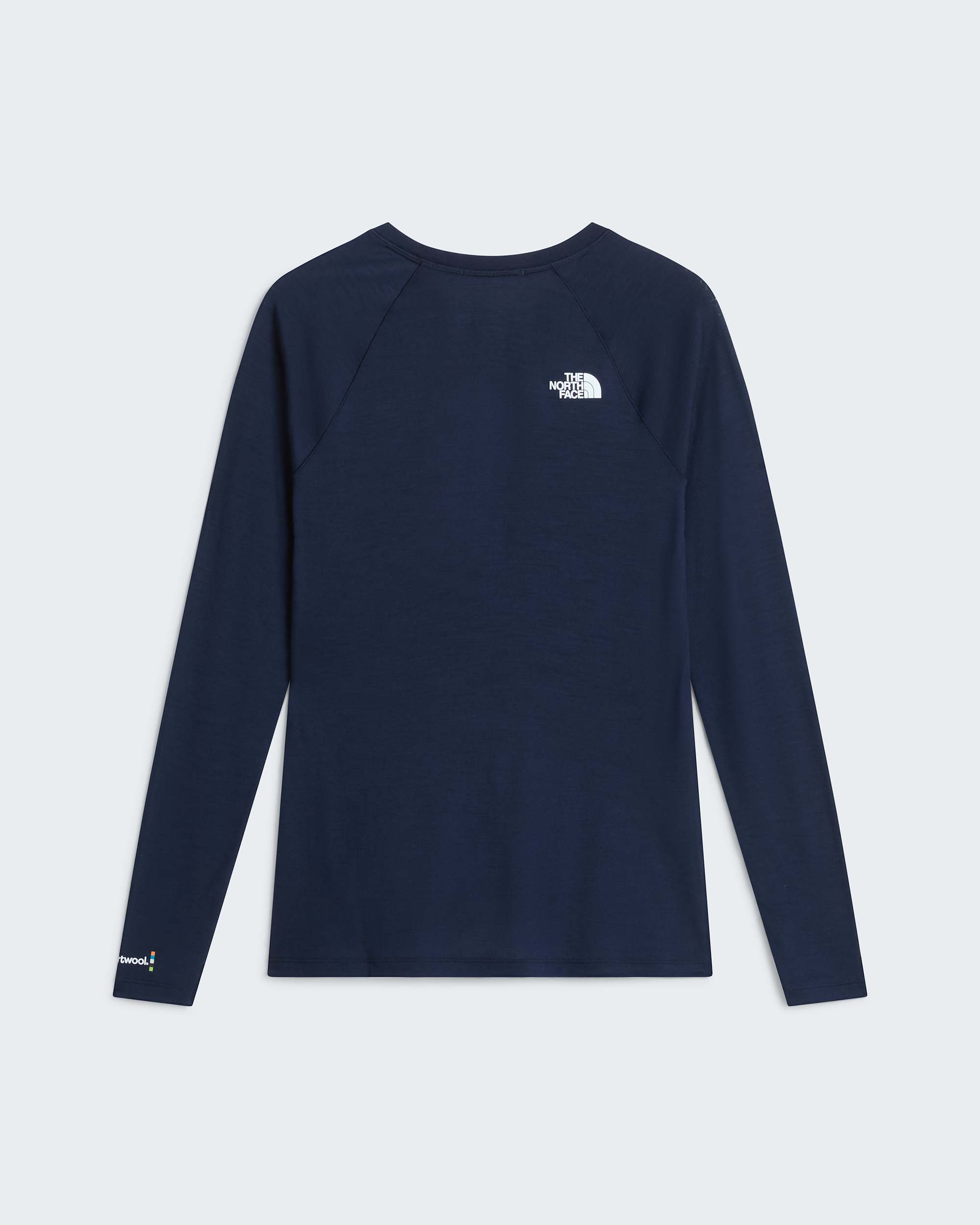 Top de manga comprida em l Merino TNF x Smartwool para mulher TNF alt31