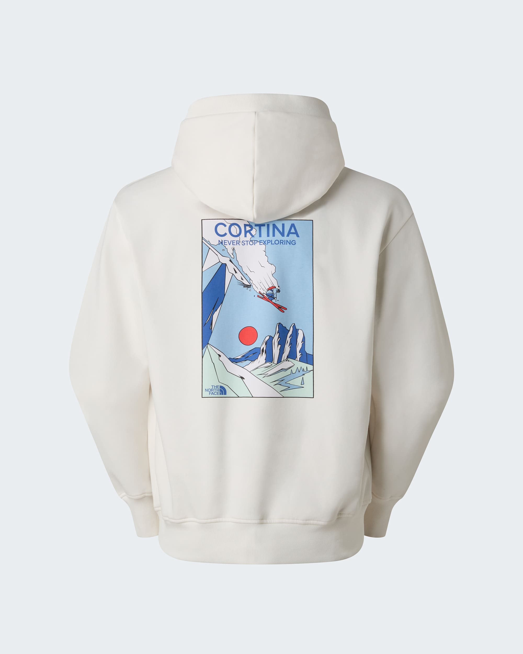 Unisex Mountain Celebration Relaxed Graphic Hoodie TNF alt1