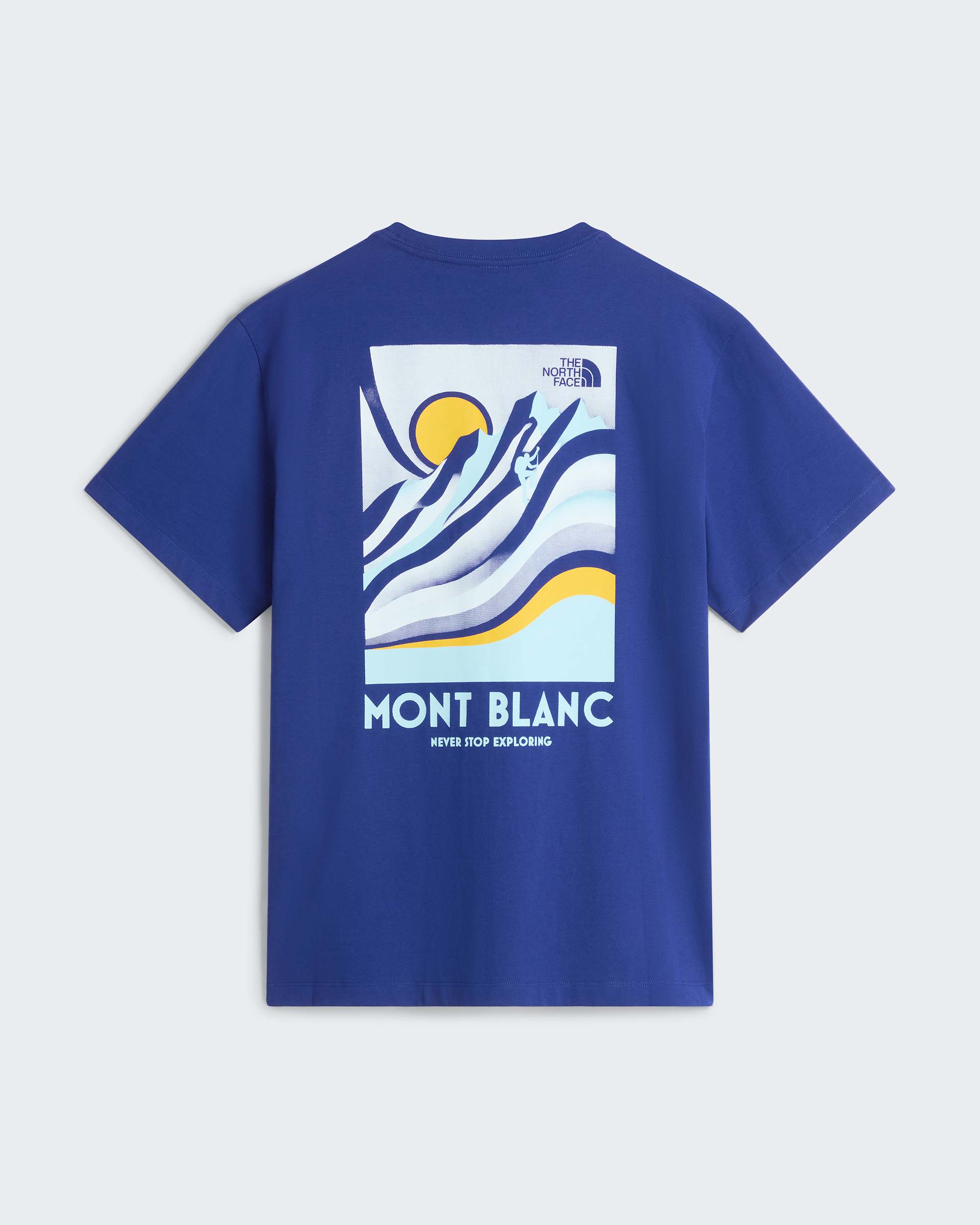 Mens Vintage Mountain Relaxed TShirt TNF hero