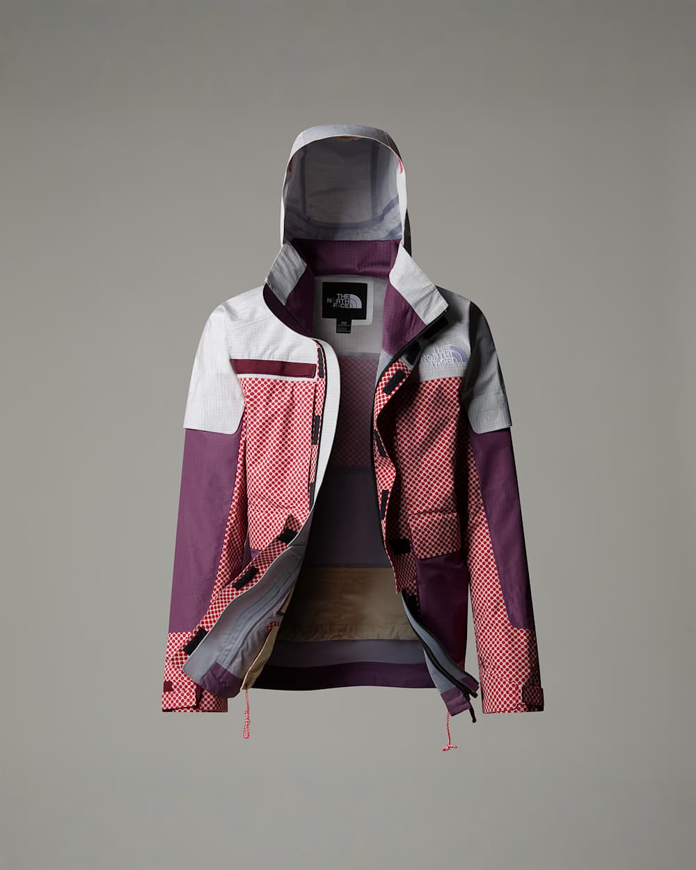 A68a DryVent Monoshelljas voor heren TNF TNF RedMidnight Mauve ALT23