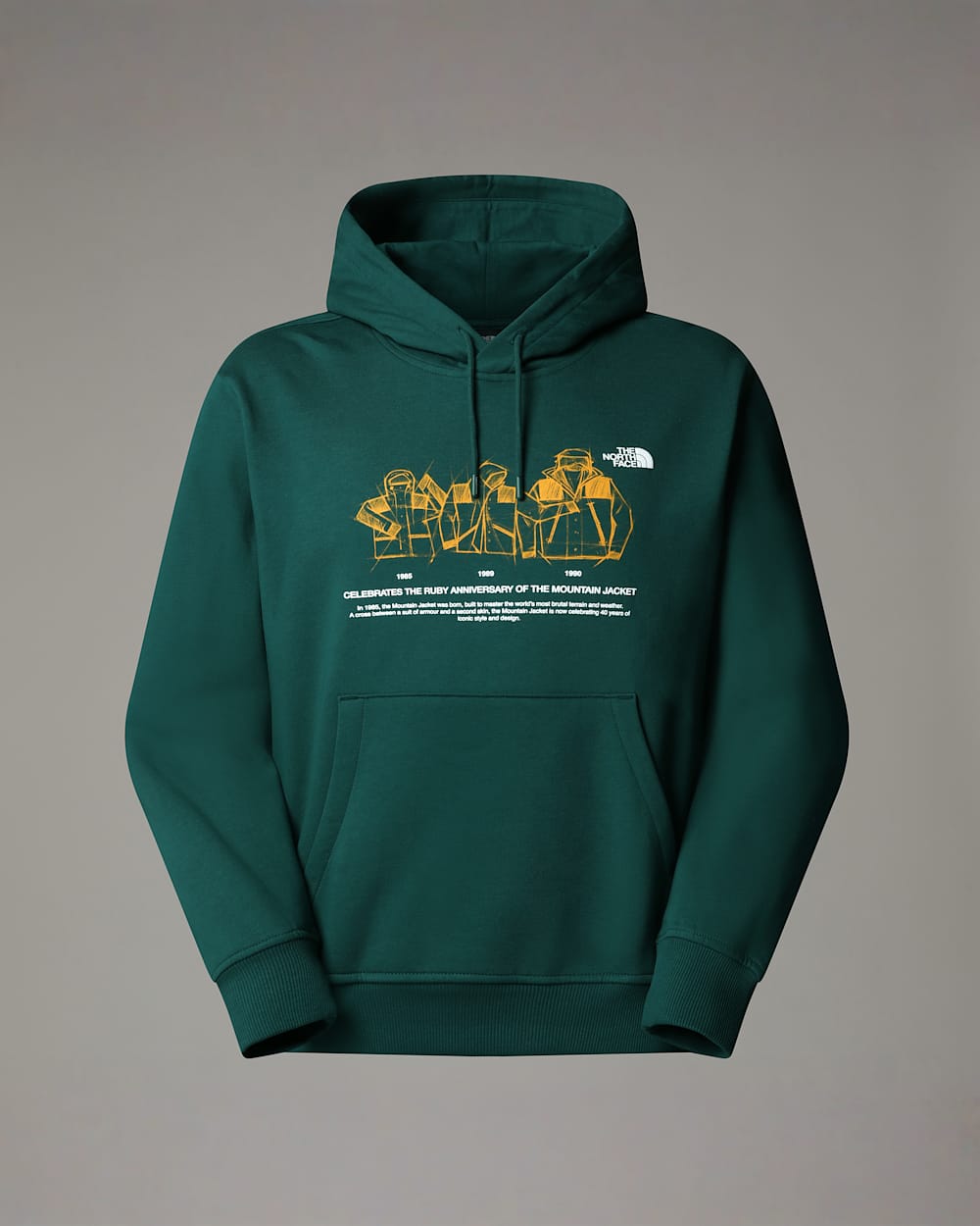Sweat  capuche dcontract Mountain Jacket Anniversary TNF HERO