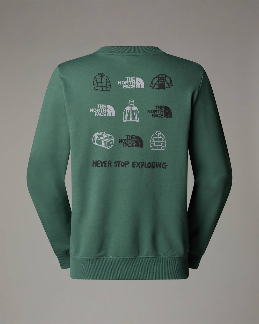 Mens Outdoor Graphic Sweatshirt TNF ALT1