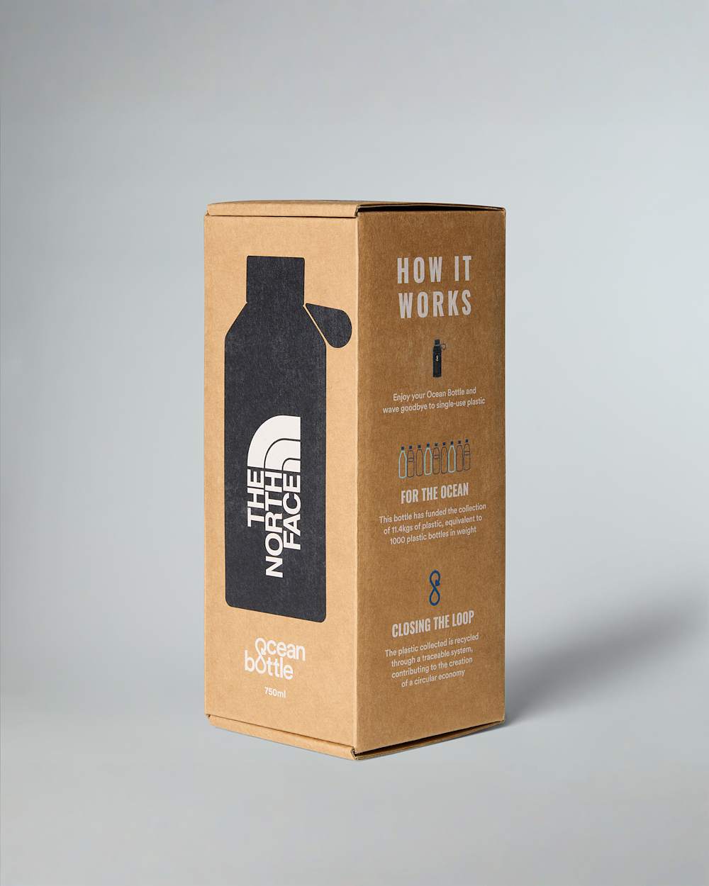 The North Face X Ocean Bottle 065L water bottle TNF ALT5