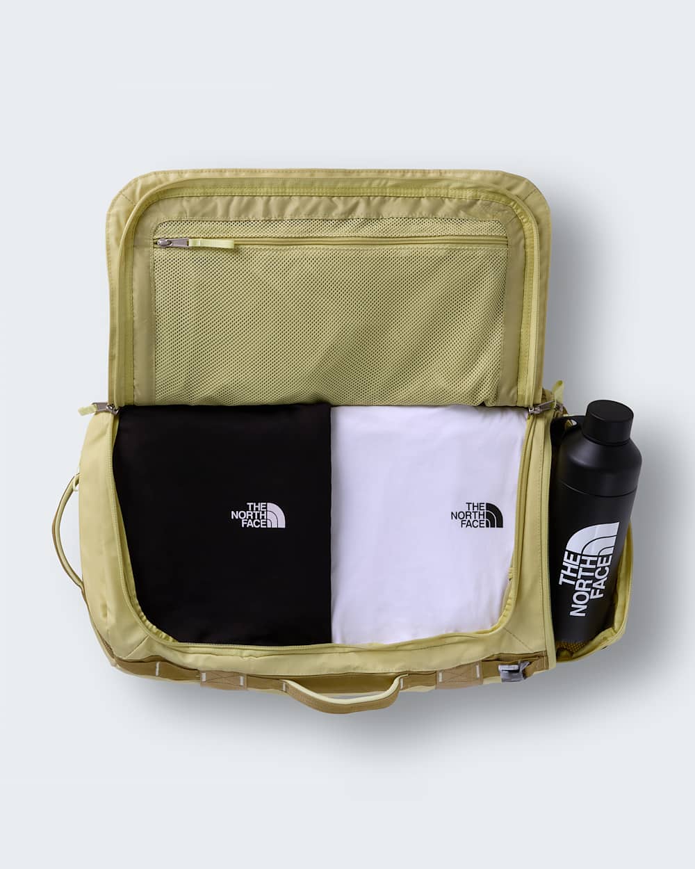 Bolsa de viaje Base Camp Duffel Voyager 32L TNF PearCedarLemon Mist ALT2