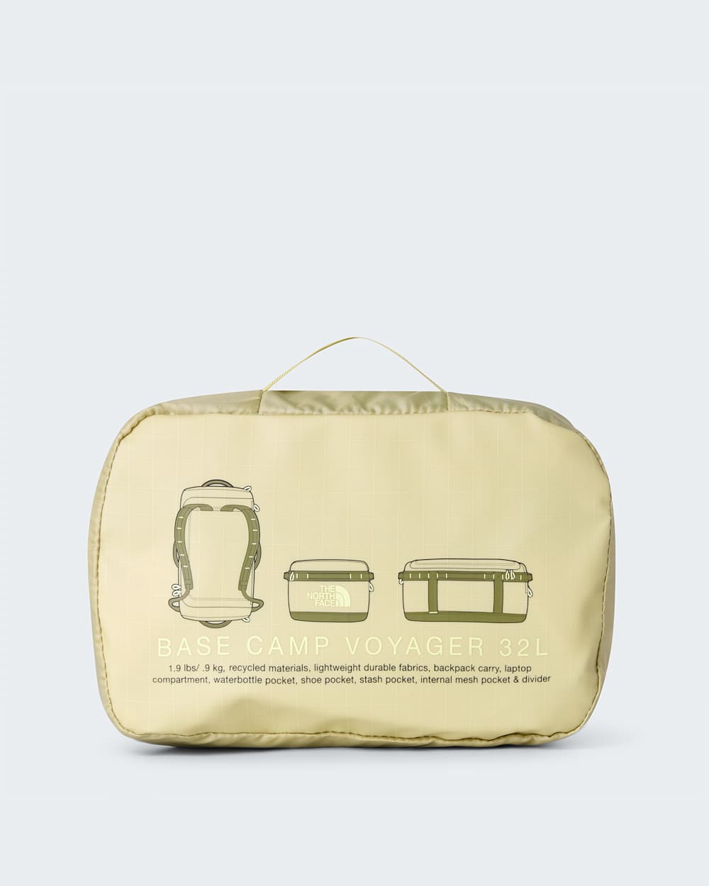 Bolsa de viaje Base Camp Duffel Voyager 32L TNF PearCedarLemon Mist ALT5
