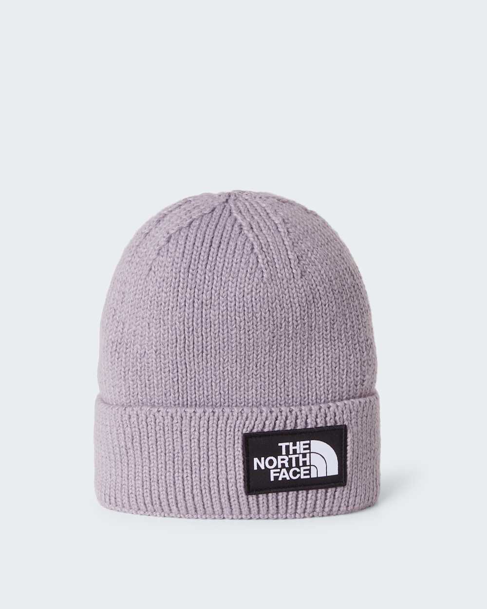 Berretto con risvolto e logo box TNF
