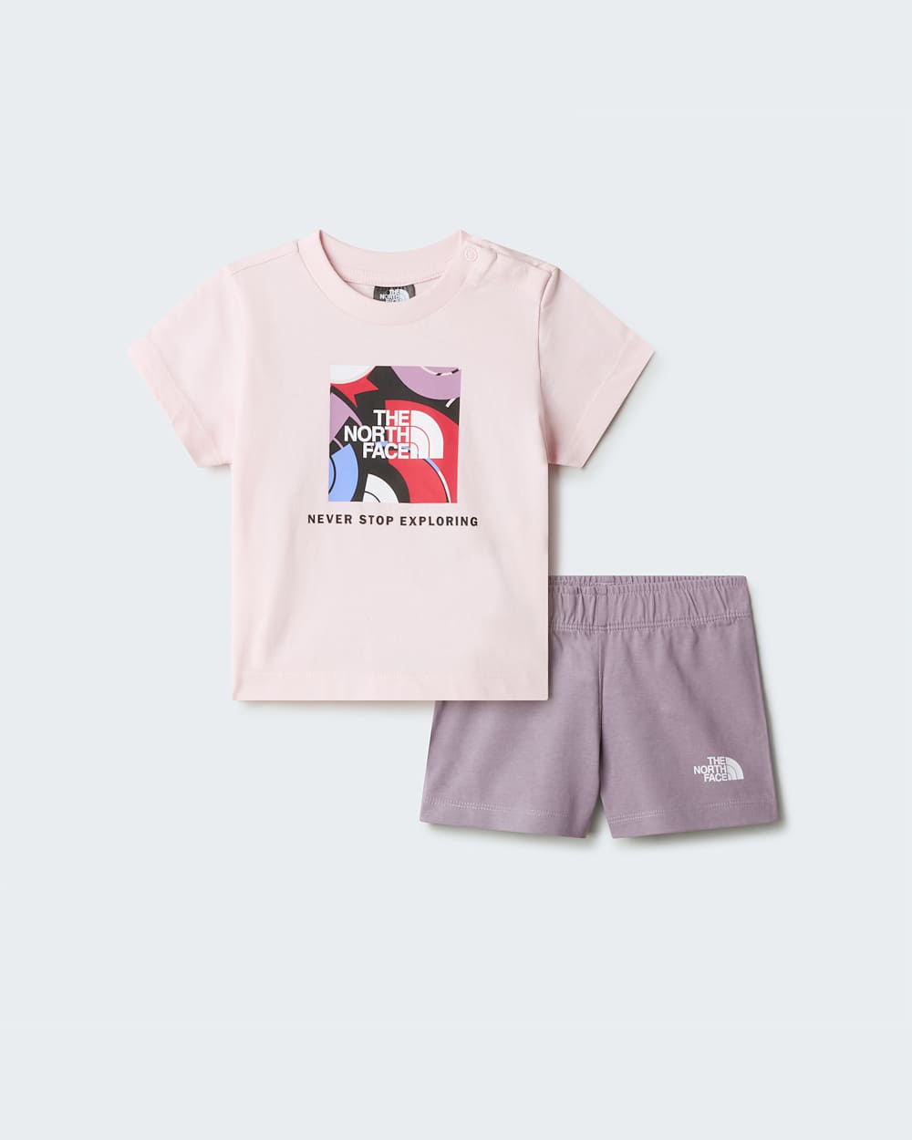 Ensemble avec short standard NSE Box Play pour bb TNF Pale BlossomTranscendent Grey ALT20