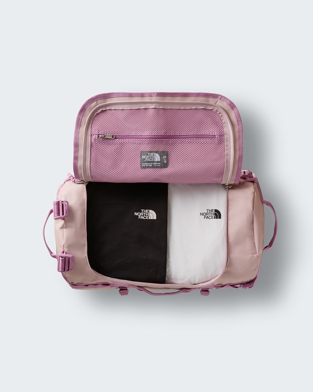 Bolsa de viaje Base Camp Duffel 50L  S TNF Metal PinkHushed Lavender ALT2