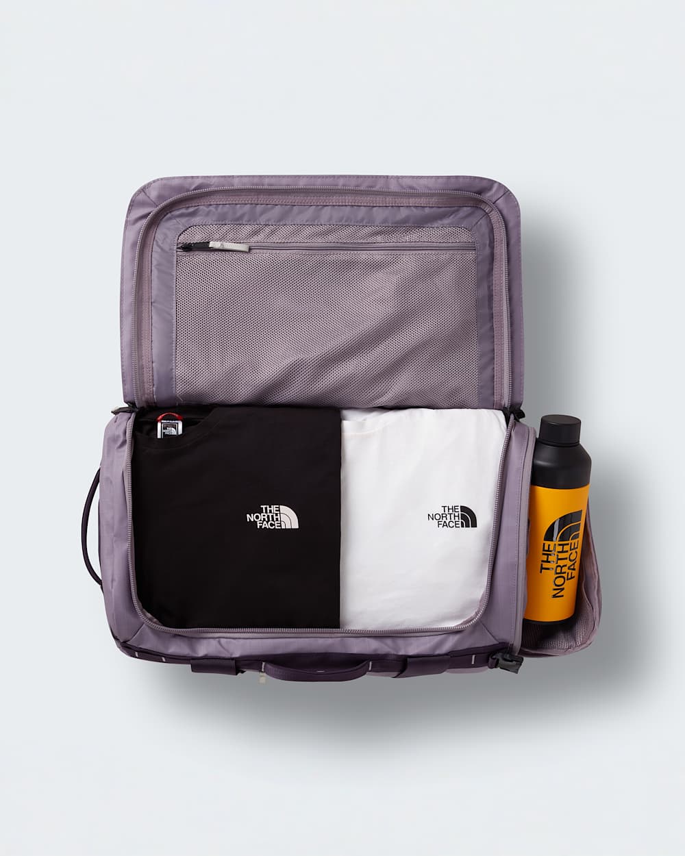 Bolsa de viaje Base Camp Duffle Voyager 42L TNF Transcendent GreyEndless DuskHigh Rise Grey ALT2