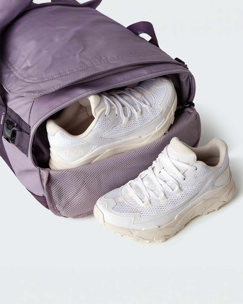 Bolsa de viaje Base Camp Duffle Voyager 42L TNF Transcendent GreyEndless DuskHigh Rise Grey ALT6
