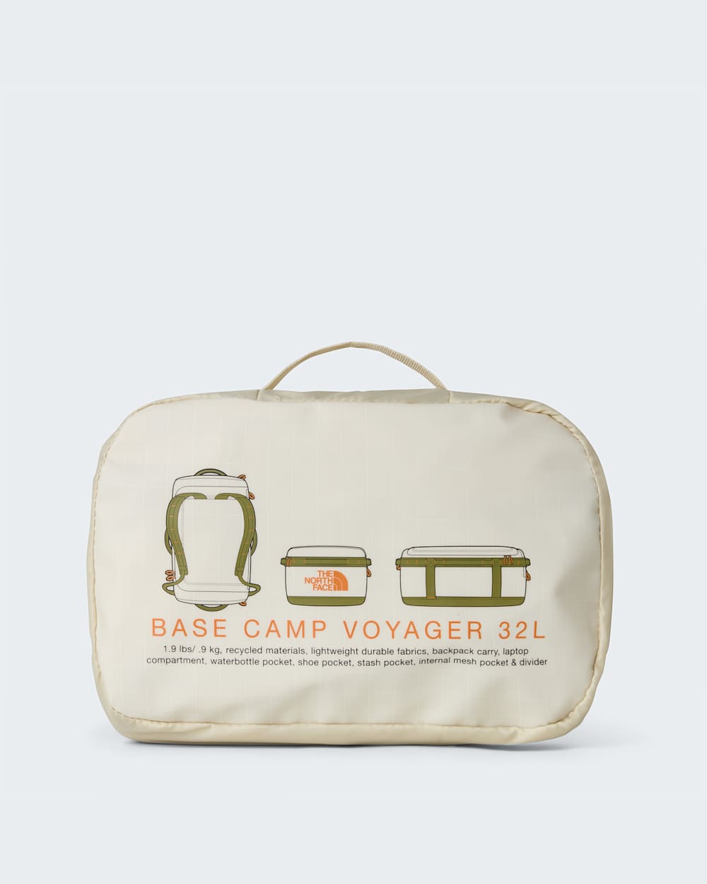 Bolsa de viaje Base Camp Duffel Voyager 32L TNF Desert StoneCedarDesert Rust ALT5