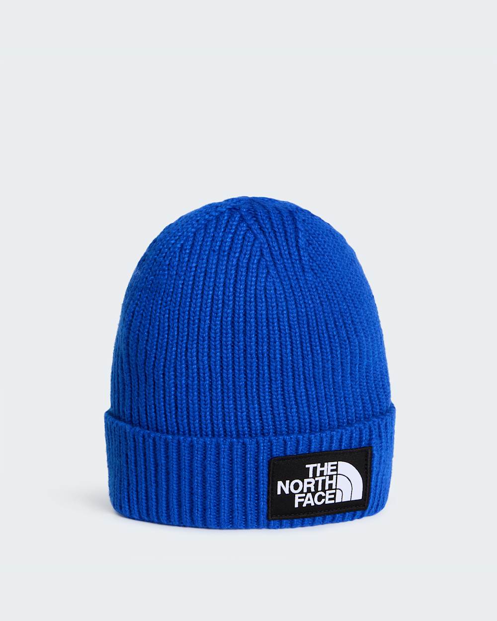 TNF Logo Boxbeanie met omslag voor kids TNF TNF Blue HERO