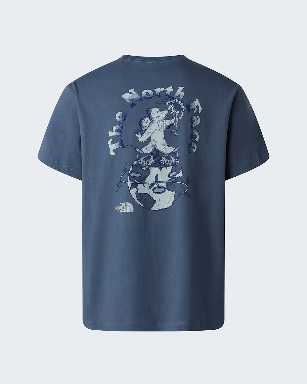 Retro Earth Relaxed Graphic Tshirt voor heren TNF ALT21