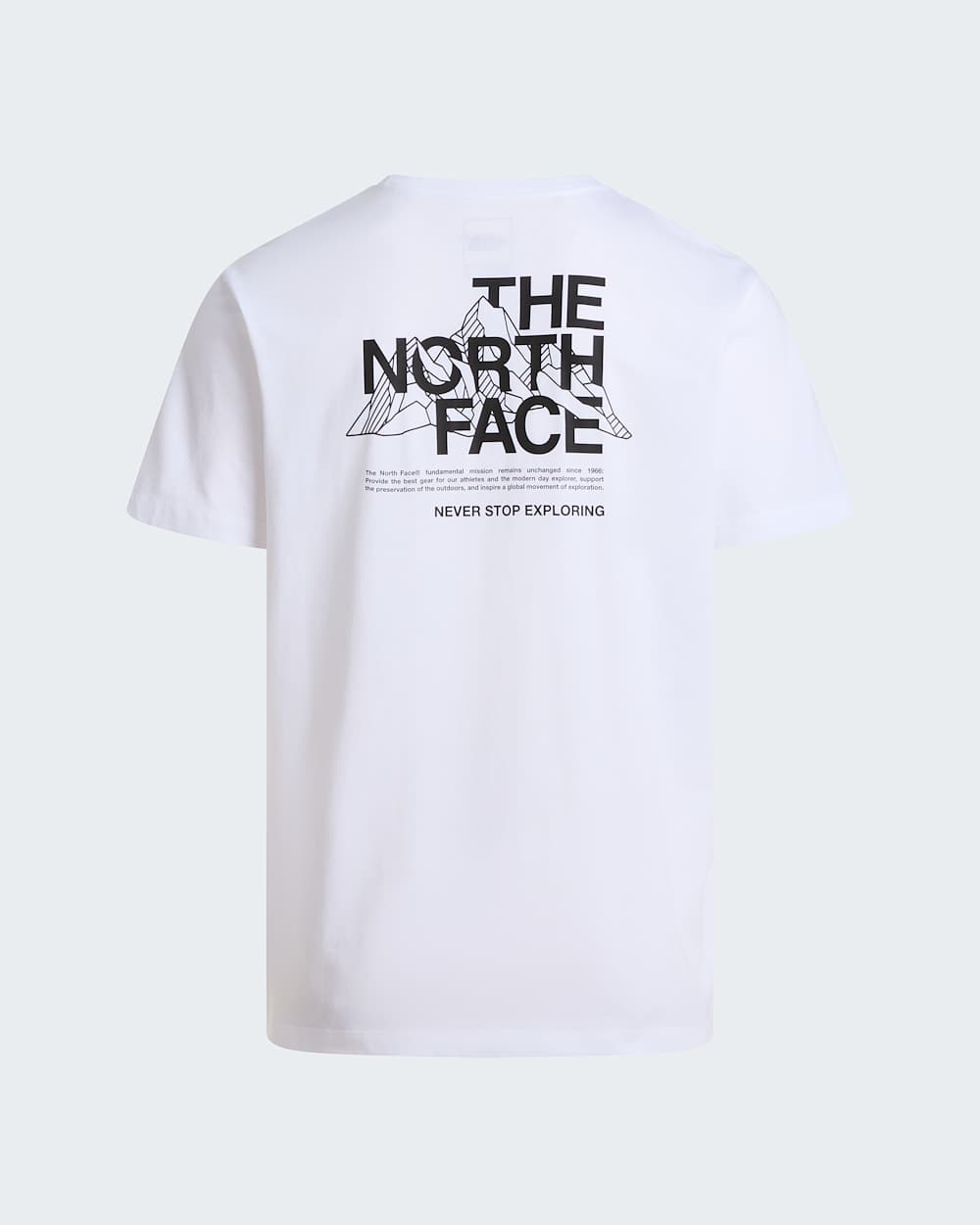 Mski Tshirt z grafik o regularnym kroju Mountain Sketch TNF alt21