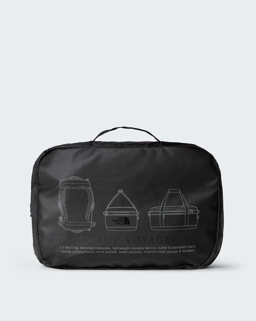 Bolsa de viaje Base Camp Duffle Voyager 42L TNF TNF BlackAsphalt Grey ALT5