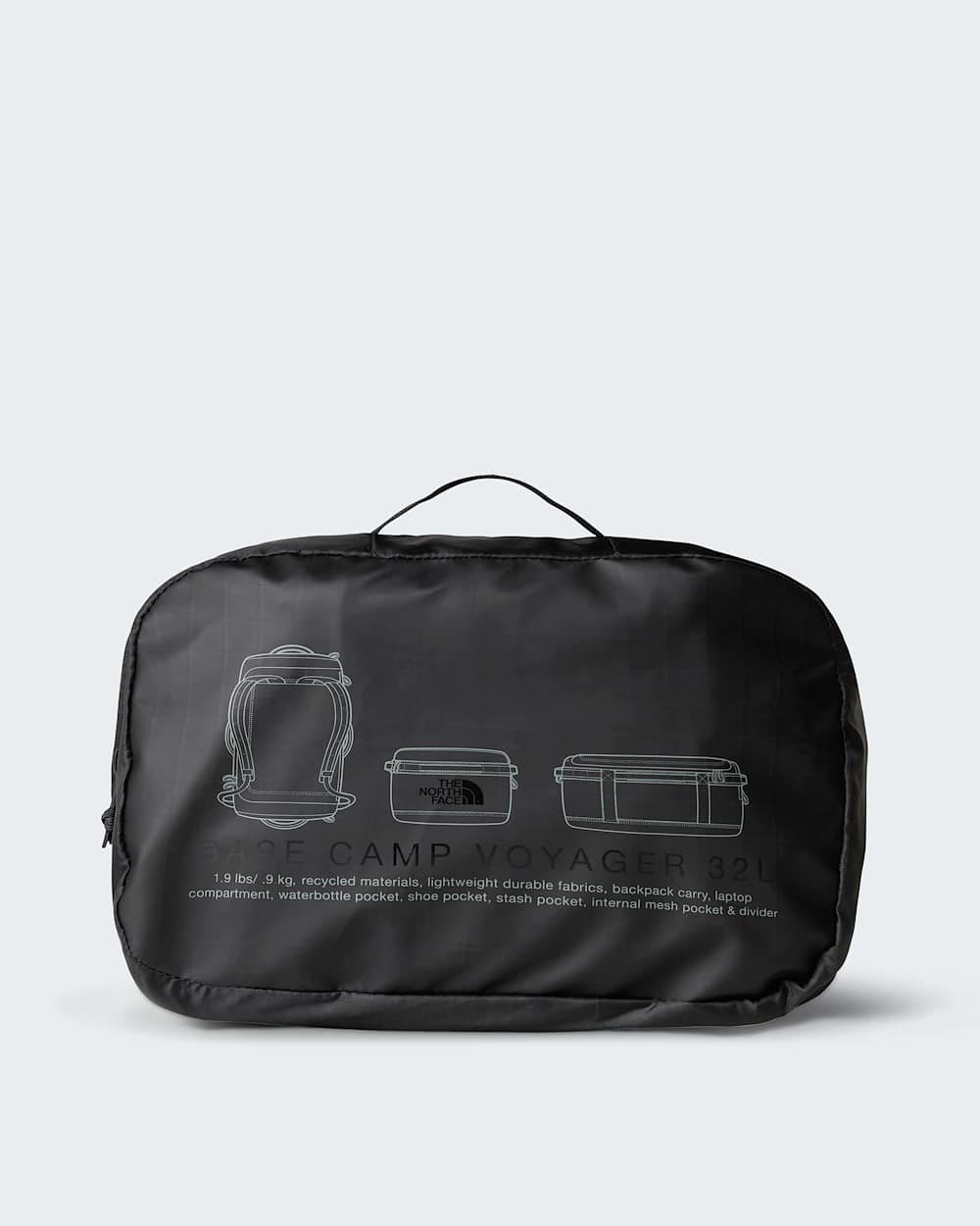 Bolsa de viaje Base Camp Duffel Voyager 32L TNF TNF BlackAsphalt Grey ALT5