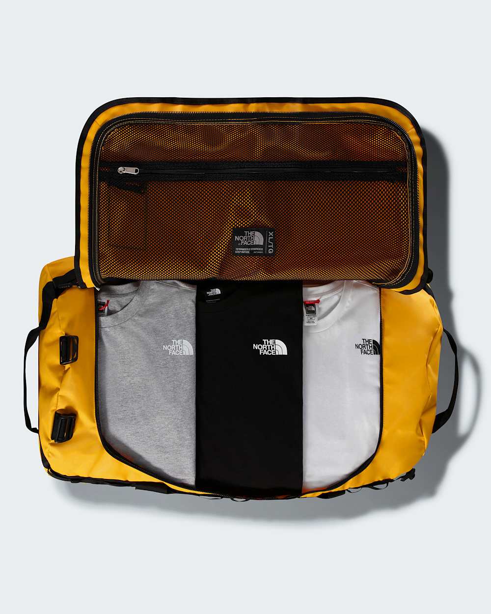 Sac duffel Base Camp 132L  XL TNF Summit GoldTNF BlackNPF ALT2