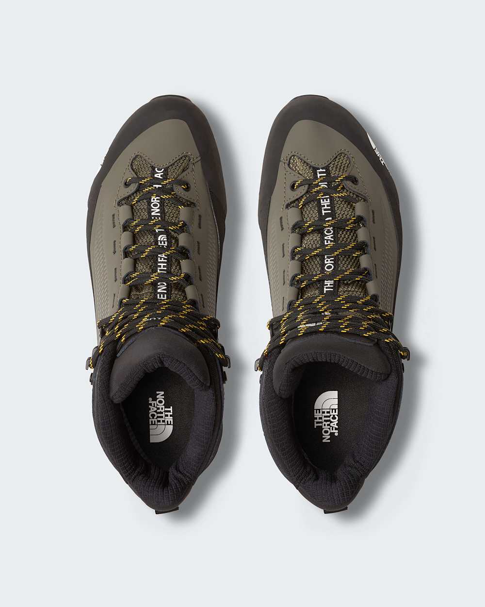 Mens Verto GORETEX Alpine Mid Boots TNF New Taupe GreenSummit Gold ALT1