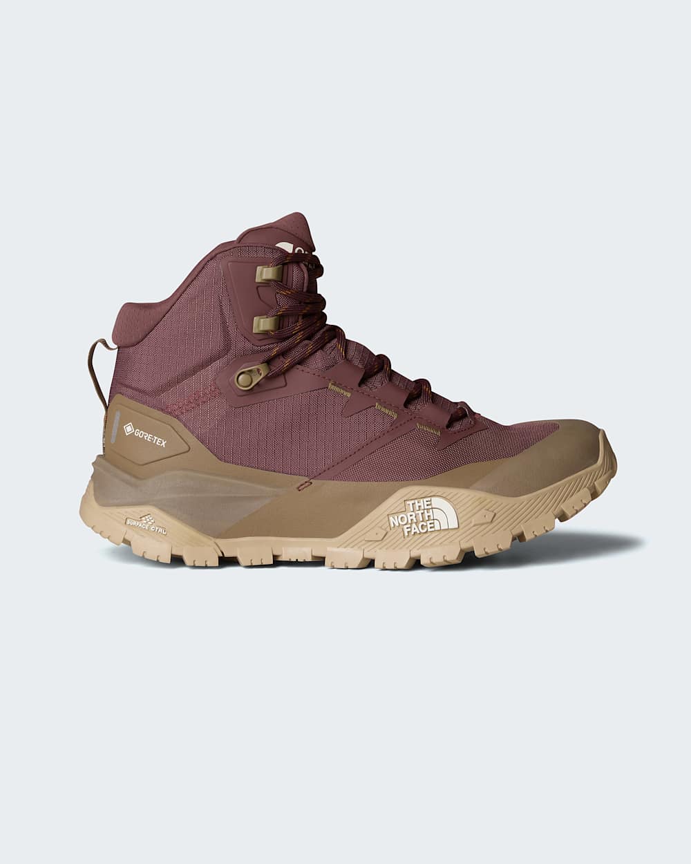Womens Offtrail GORETEX Hiking Boots TNF Tawny QuartzMocha Brown HERO