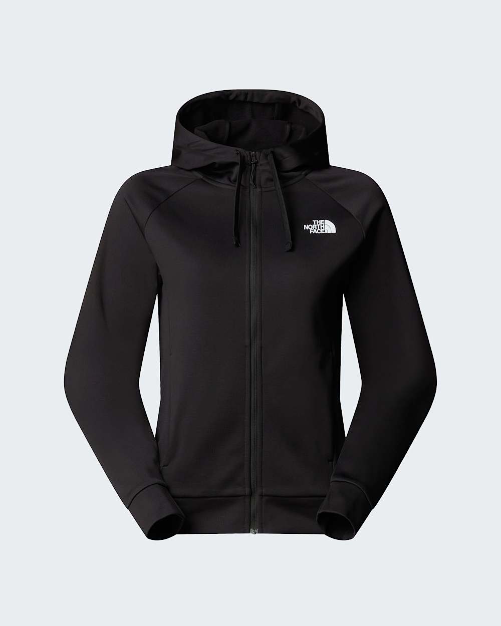 Reaxion 20hoodie met volledige rits voor dames TNF ALT20