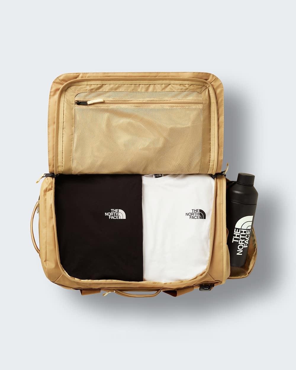 Bolsa de viaje Base Camp Duffle Voyager 42L TNF Khaki StoneUtility BrownDesert Stone ALT2