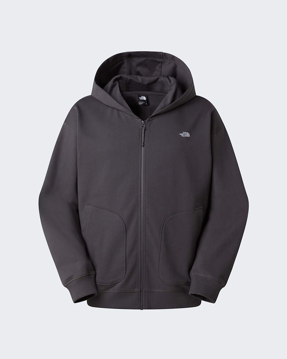 Essential Kapuzenpulli in Oversize und Unisex TNF Anthracite Grey HERO