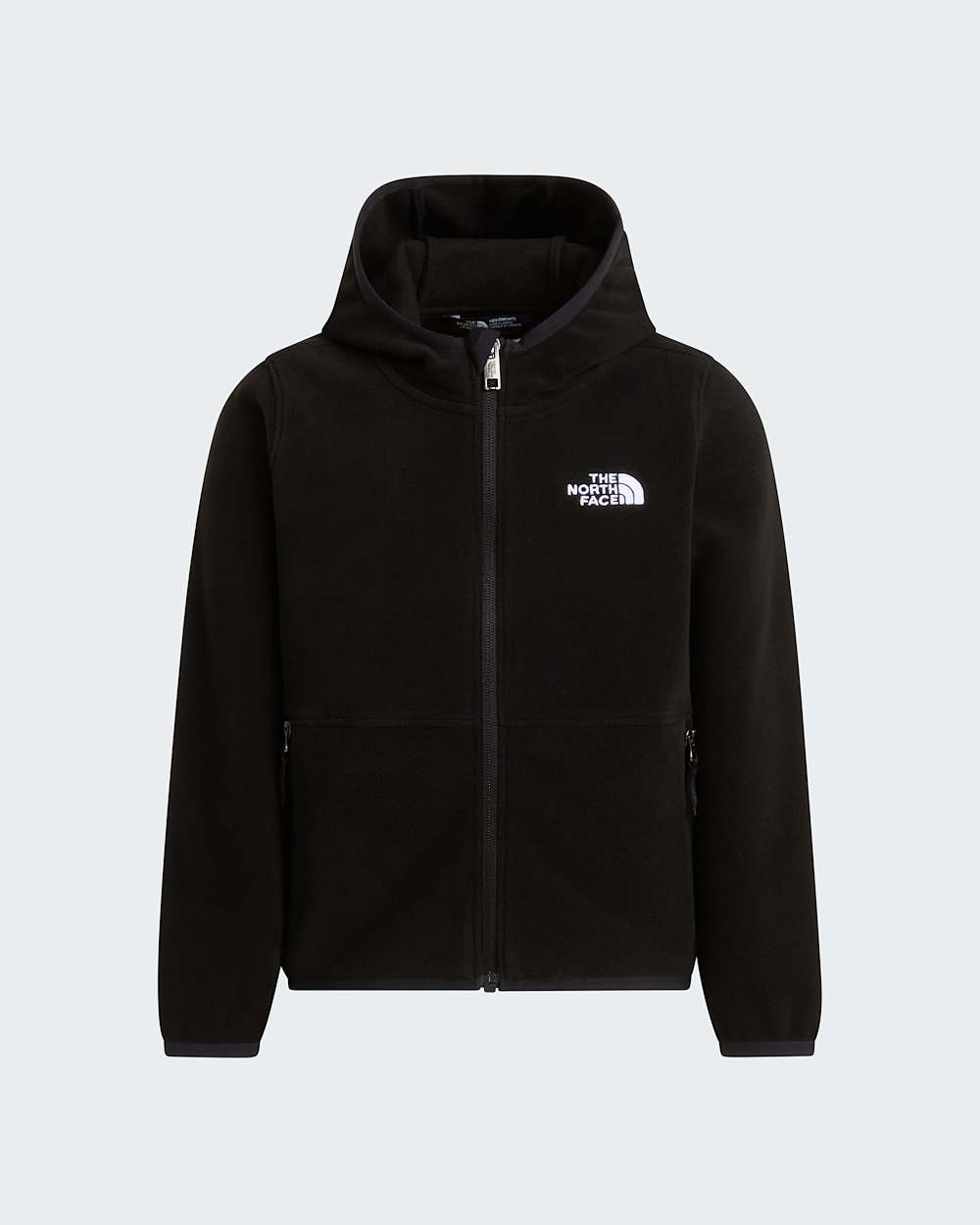 Glacierfleece met capuchon en volledige ritssluiting voor kids TNF ALT20