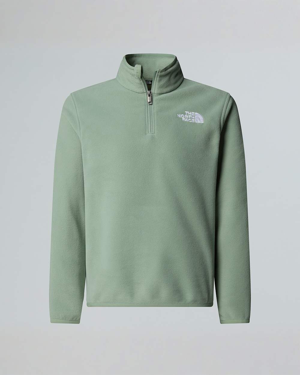 Glacierfleece met kwartrits voor tieners TNF HERO
