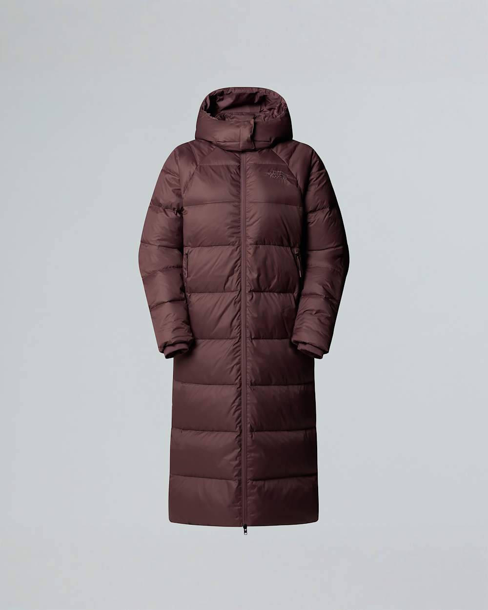 Parka larga de plumn con capucha Hydrenalite City para mujer TNF HERO