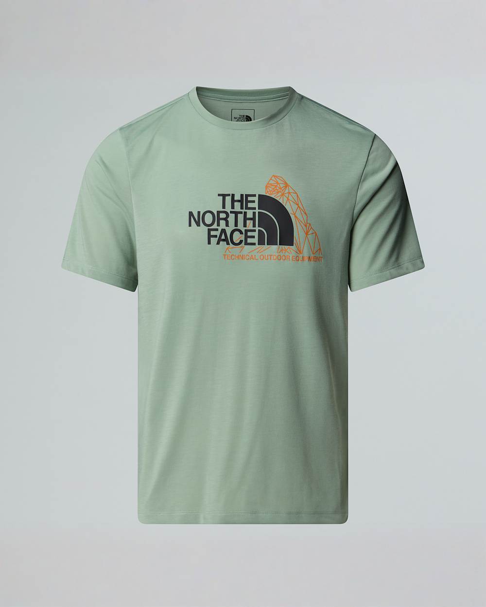 Mens Foundation Mountain Graphic TShirt TNF HERO