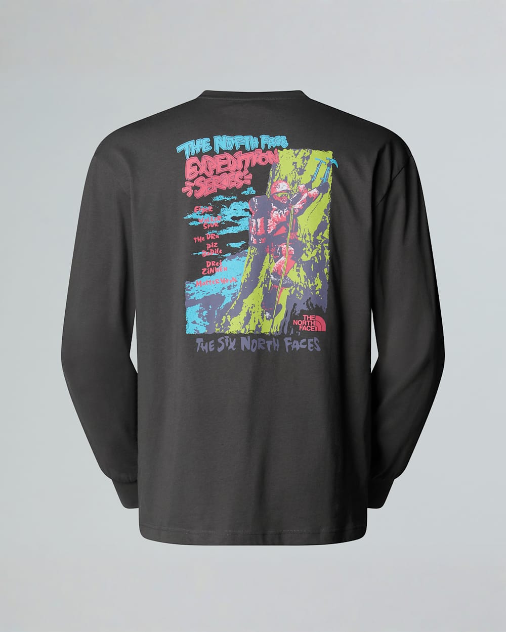 Camiseta holgada de mana larga Expedition Celebration unisex TNF ALT1