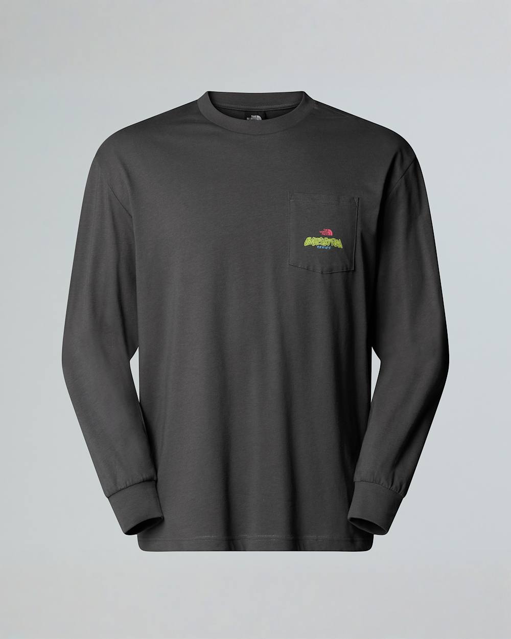 Camiseta holgada de mana larga Expedition Celebration unisex TNF HERO