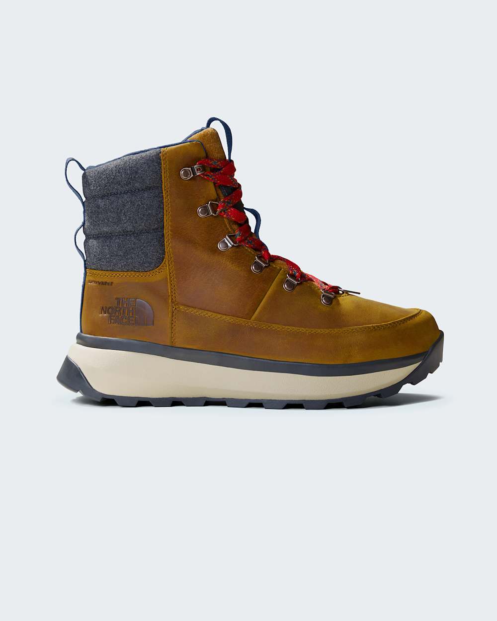 Waterdichte leren Bergensneeuwboots voor heren TNF HERO