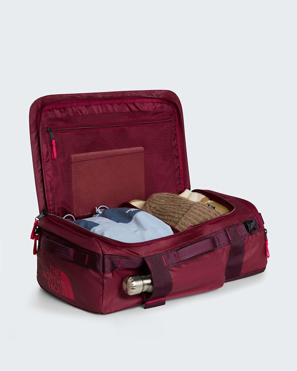 Base Camp Voyager DuffelTasche 32 Liter TNF Burgundy CrushDeep BurgundyLali Guran ALT4